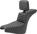 SADDLEMEN Tour Step Up Seat - Rider Backrest - Tuck-n-Roll - FXBB/FXST '18-'22 818-30-191BR