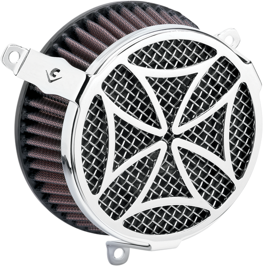 COBRA Cross Air Filter - Chrome - Dresser 606-0100-02