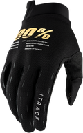 100% iTrack Gloves - Black - Medium 10008-00006