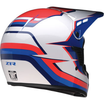 Z1R Child Dirt Maxx Helmet - Vortex - Red/White/Blue - S/M 0111-1748