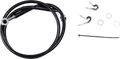 DRAG SPECIALTIES Brake Line - Front (Upper) - Black 660313-BLK