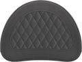 SADDLEMEN Sissy Bar Pad - Lattice Stitched - Black 0513SM