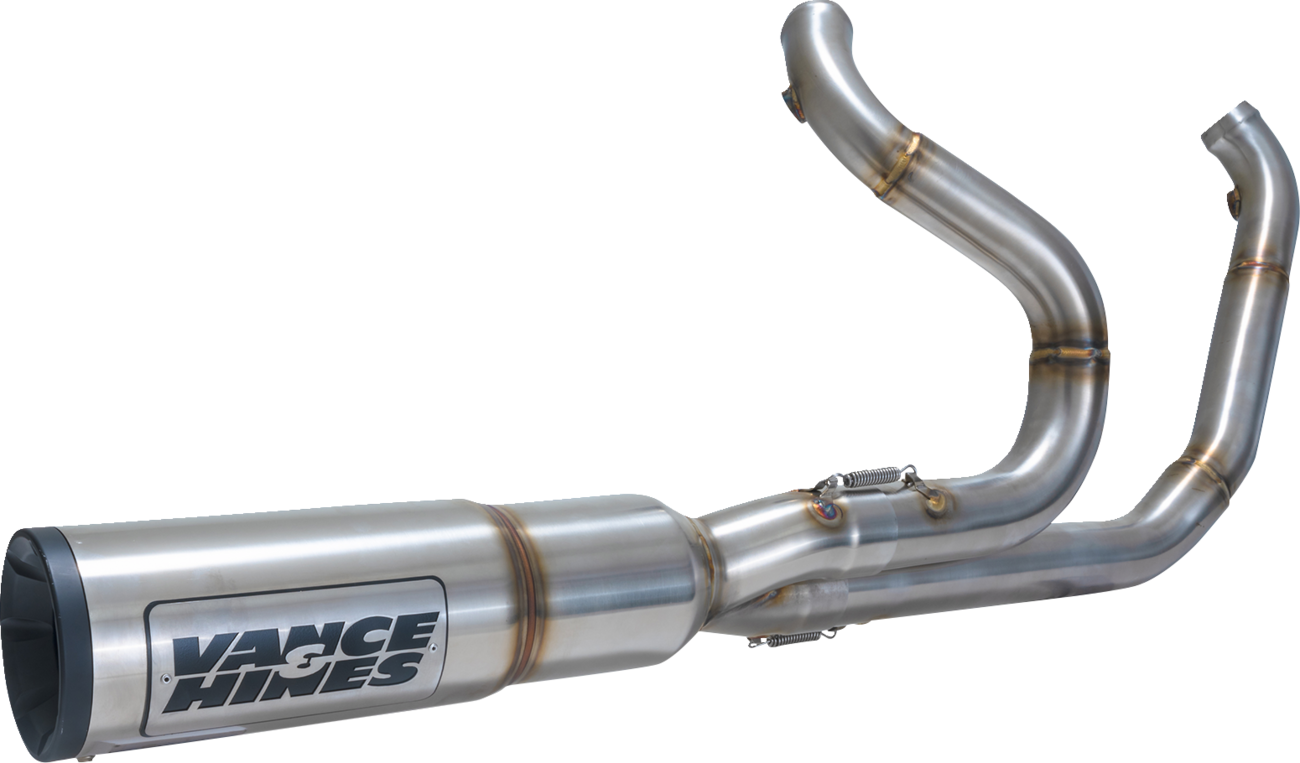 VANCE & HINES Hi-Output RR Exhaust System - Brushed 27321