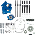 S&S CYCLE Cam Chest Kit with Plate M8 - Gear Drive - Water Cooled - 465 Cam - Black Pushrods 310-1009A