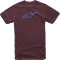 ALPINESTARS Ageless T-Shirt - Maroon/Blue - XL 1032720308370XL