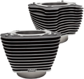S&S CYCLE Cylinders - 4.25" - M8 - Black Highlighted Fins 910-0682