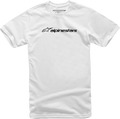 ALPINESTARS Linear Combo T-Shirt - White/Black - 2XL 12137200220102X