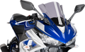 PUIG HI-TECH PARTS Race Windscreen - Smoke - Yamaha 7649H