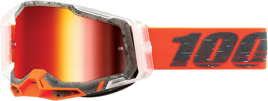 100% Racecraft 2 Goggles - Schrute - Red Mirror 50010-00014