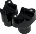 DRAG SPECIALTIES Risers - Buffalo - 1-1/2" - Black 0602-0350