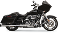 BASSANI XHAUST DNT Megaphone Muffler - Chrome/Black  Glide  2017-2019  1F572DNT5