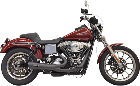 BASSANI XHAUST Ripper 2:1 Exhaust System - Black 1D5B