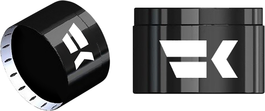 KHROME WERKS Grips - Turbine - Custom Contour - TBW - Black 500120