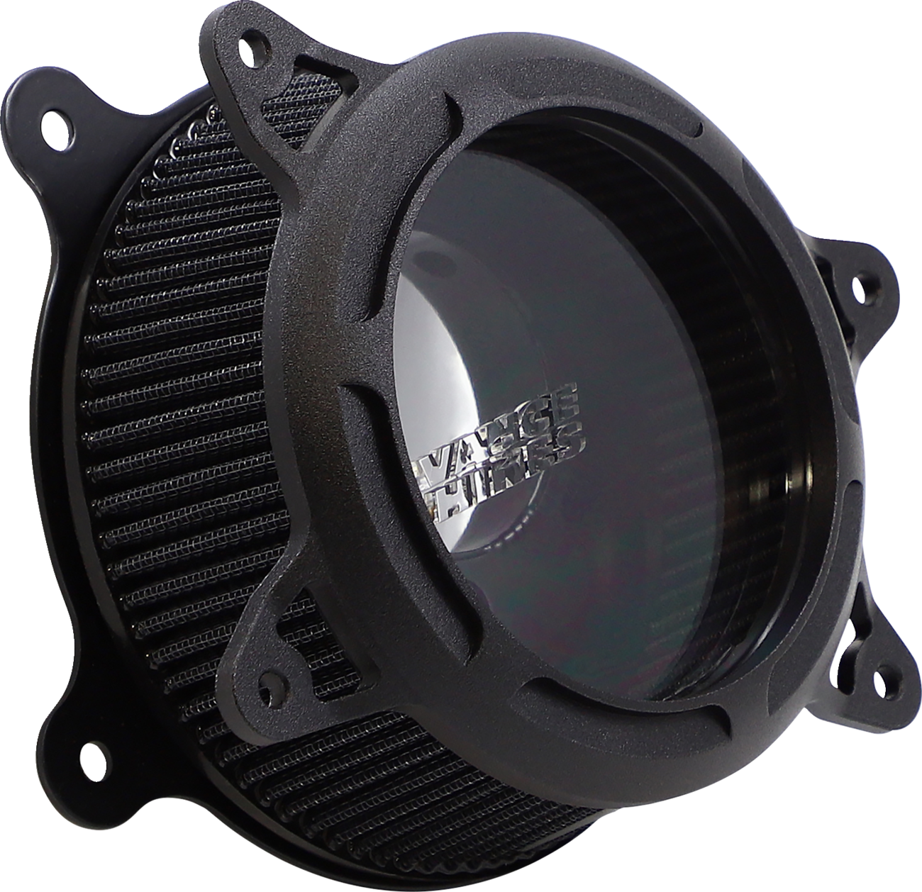 VANCE & HINES VO2 Insight Air Cleaner - M8 - Black Wrinkle Softail / Glide  2017-2024 41077