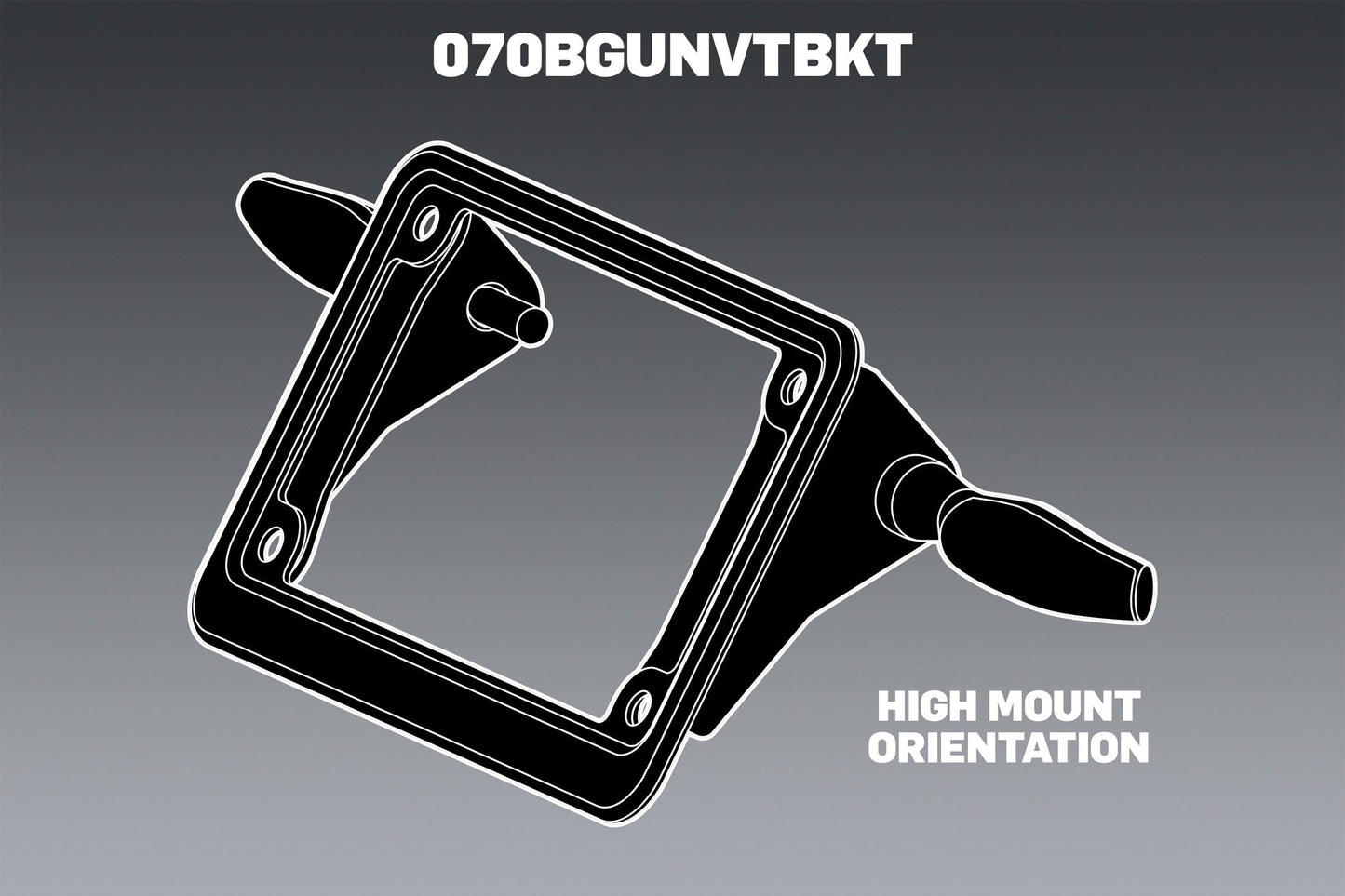 Yoshimura Universal Standard-Mount Turn Signal Bracket Kit 070bgunvtbkt