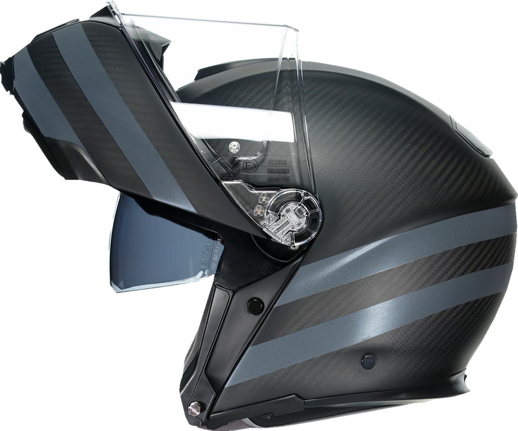 AGV SportModular Helmet - Dark Refractive - Carbon/Black - XL 211201O2IY01415