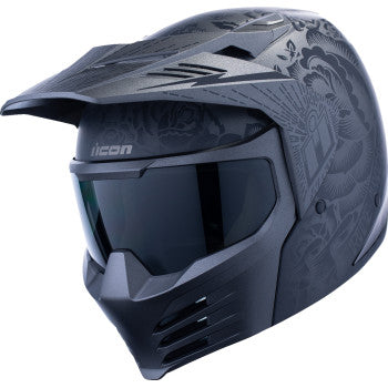 ICON Elsinore™ Helmet - Darkgard - Black - Large 0101-18341
