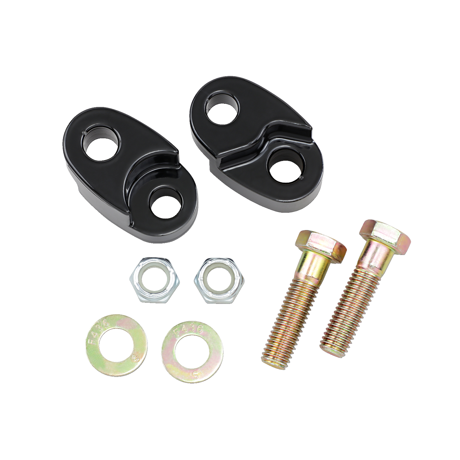 BARON Rear Suspension Lift Kit - Black - Raises 1" BA-7550-00B