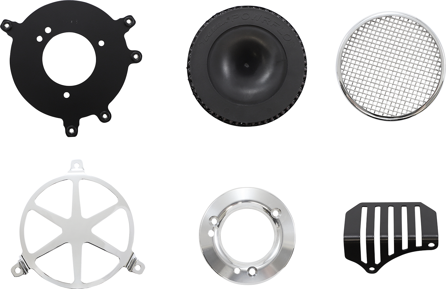 COBRA Air Filter - Spoke - Chrome 606-0101-04-SB