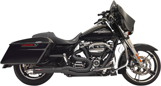 BASSANI XHAUST 2:1 Exhaust - Black 1F88B