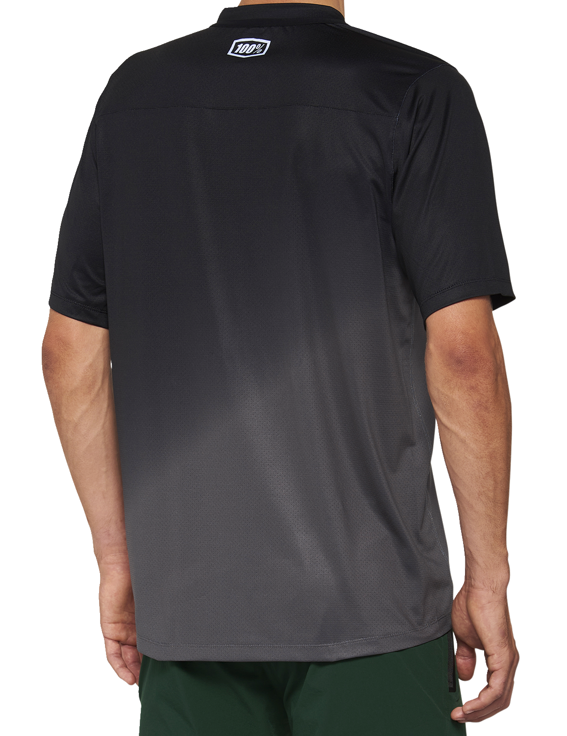 100% Celium Jersey - Short-Sleeve - Black/Charcoal - Large 40011-00002