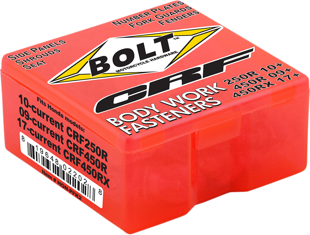 BOLT Fastener Kit - Honda HON-PFK2