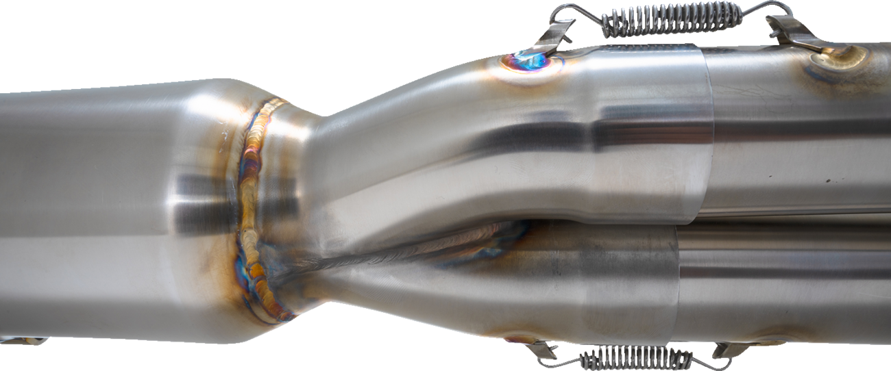 VANCE & HINES Hi-Output RR Exhaust System - Brushed  Glide  FLTRXST 2017-2024  27321