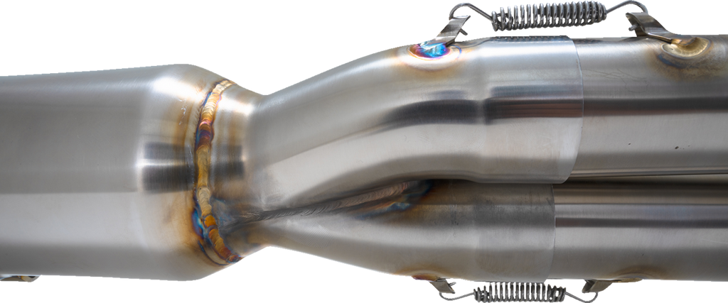 VANCE & HINES Hi-Output RR Exhaust System - Brushed  Glide  FLTRXST 2017-2024  27321