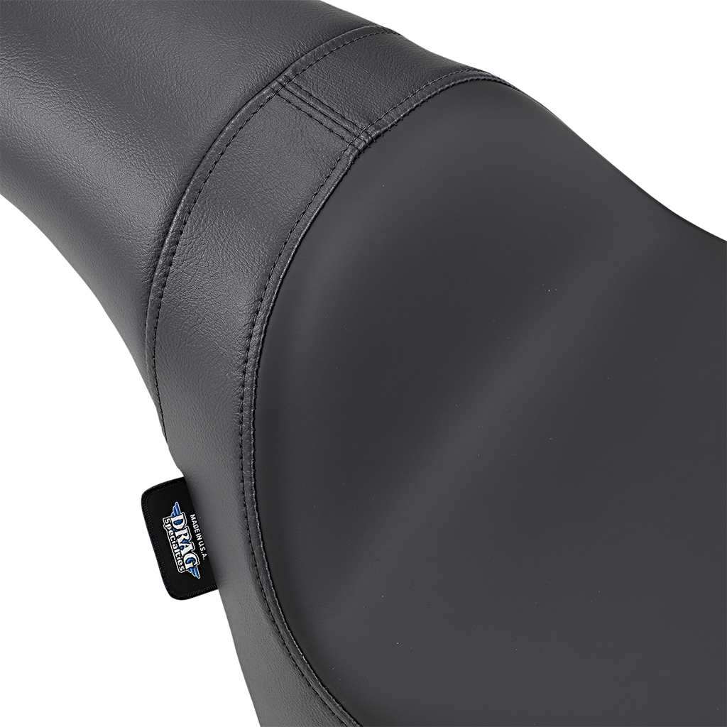 DRAG SPECIALTIES Predator Seat - Black - Solar Leather - FXFB/S '18-'22 0802-1131