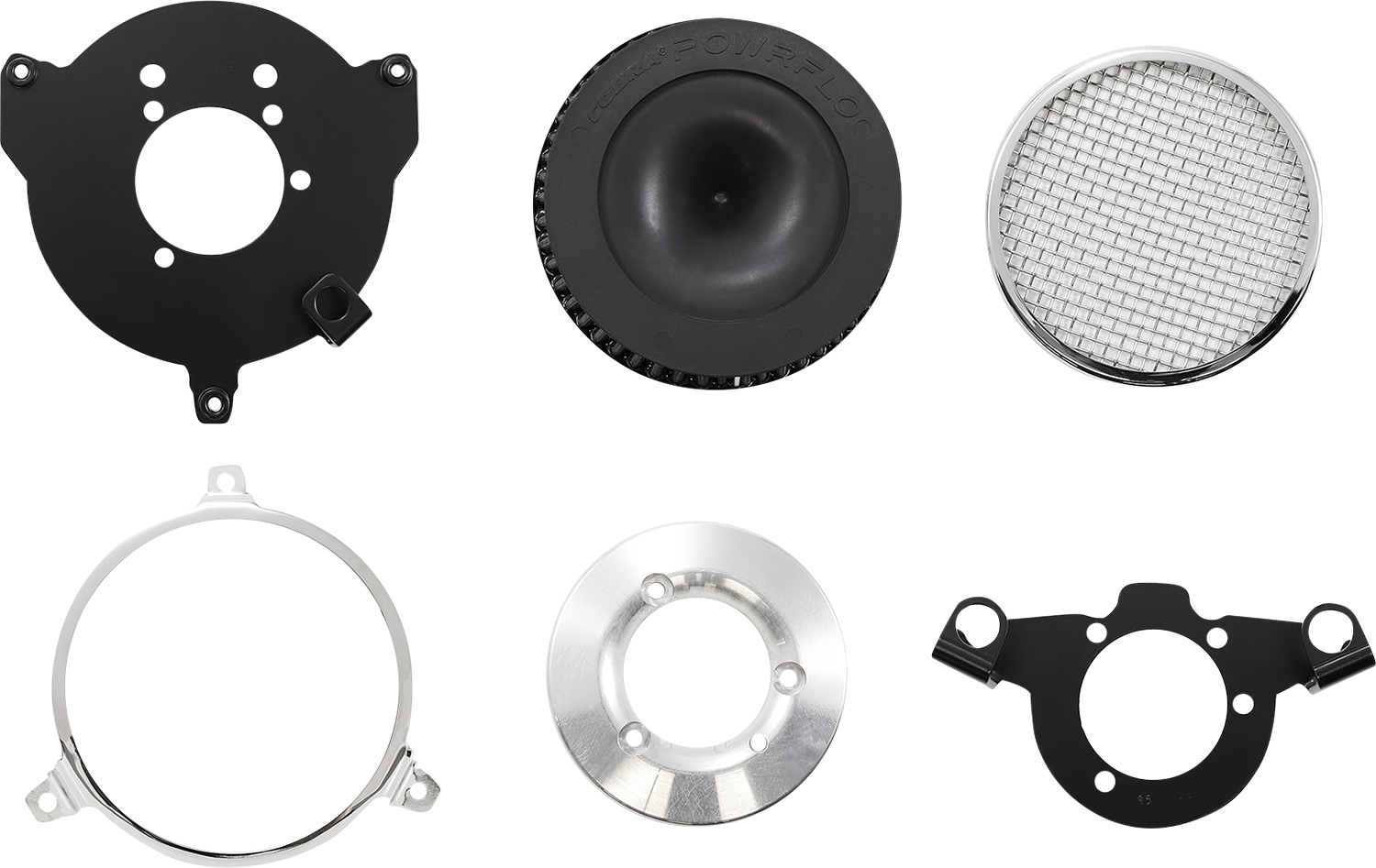 COBRA Air Filter - Plain - XL - Chrome 606-0103-03-SB