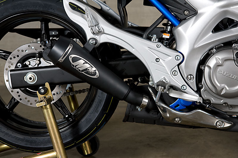 M4 Exhaust GP slip-on system with black ceramic canister  2009-15 Gladius/SFV650 SU5122-GP