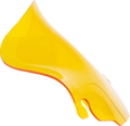 KLOCK WERKS Kolor Flare™ Windshield - 6-1/2" - Yellow - FLH KWW-01-0696