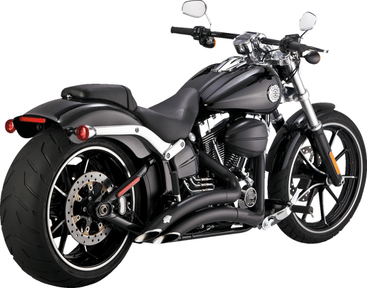 VANCE & HINES Big Radius Exhaust System - Black Breakout FXSB 2013-2017  46365