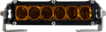 HERETIC Light Bar - 6" - Flood - Amber 50604