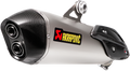 AKRAPOVIC Muffler - Titanium C650 2016-2019 Sport S-B6SO7-HZAAT 1811-3130
