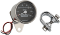 DRAG SPECIALTIES 2.4" MPH Mini LED Mechanical Speedometer/Indicators - Chrome Housing - Black Face - 1:1 21-6804DS1-BX15