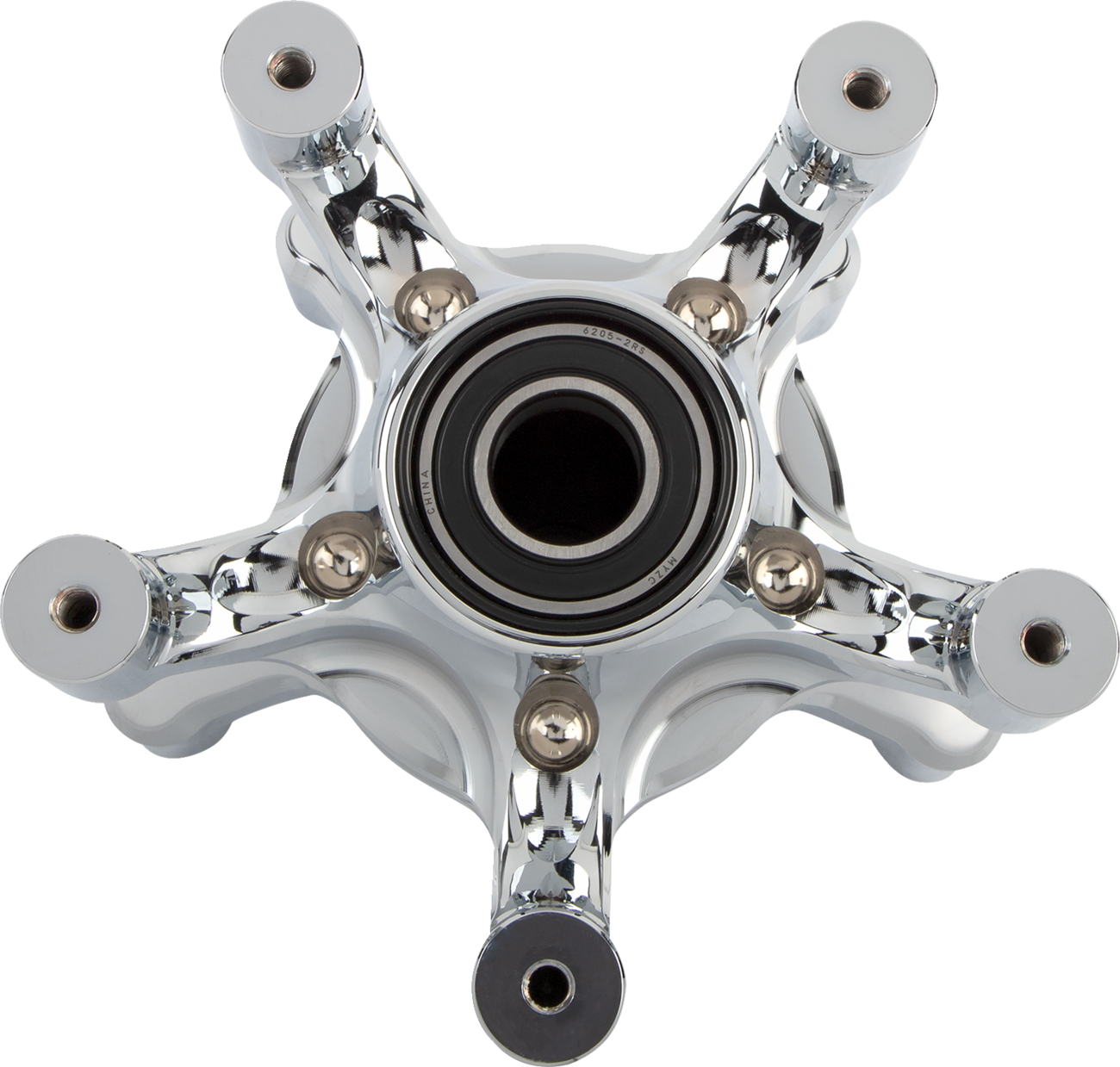 ARLEN NESS Hub - Spider - Dual Disc - Front - Chrome Harley-Davidson 71-661