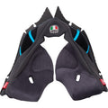 AGV Pista GP RR Cheek Pads - Gray/Cyan - XL 201850005623GXL