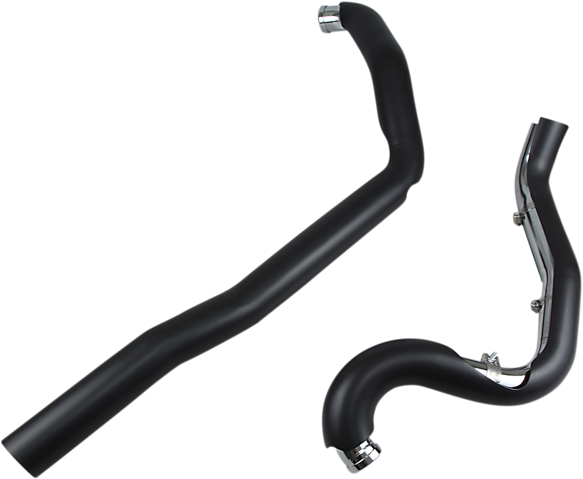 COBRA True Dual Headpipes - Black - '07-'08 FL 6251RB