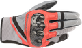 ALPINESTARS Chrome Gloves - Ash Gray/Black/Bright Red - 2XL 3568721-9203-2X