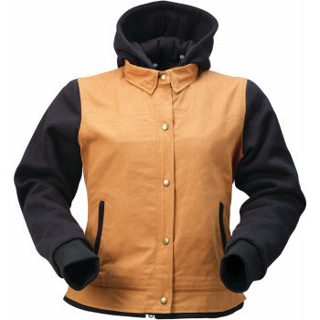 Z1R Women's Jayrod Jacket - Black/Tan - Large 2813-1077