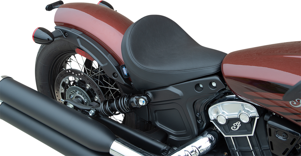 DRAG SPECIALTIES 3/4 Solo Seat - Black - Vinyl 0810-2256