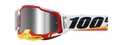 100% Racecraft 2 Goggles - Arsham Red - Silver Flash Mirror 50010-00016