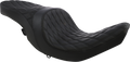 DRAG SPECIALTIES Low Profile Touring Seat - Black - Smooth - Vinyl - '14-'22 Indian 0810-2273