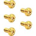 ARLEN NESS Bolt Kit - Holeshot/Brake Rotor/Front - Hub Mount - Gold - 5/16"-18 x 7/8" - 5 Pack 300-914