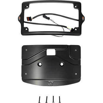 KODLIN USA 3-in-1 Mount Kit - License Plate - Cureved - Black KUS20302