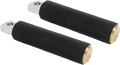 ARLEN NESS Passenger Knurled Footpegs - Brass - FLDE 07-945