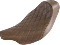 SADDLEMEN Renegade Solo Seat - Lattice Stitched - Brown - '08-'23 FL 808-07B-002BLS