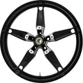 COASTAL MOTO Wheel - Daytona - Front - Dual Disc/with ABS - Black - 21x3.5 3D-DAY213SB-ABST