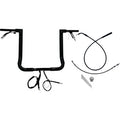 FAT BAGGERS INC. EZ Install Wired Handlebar Kit - 1-1/2" - Flat Top - 16" - Black 649016-B